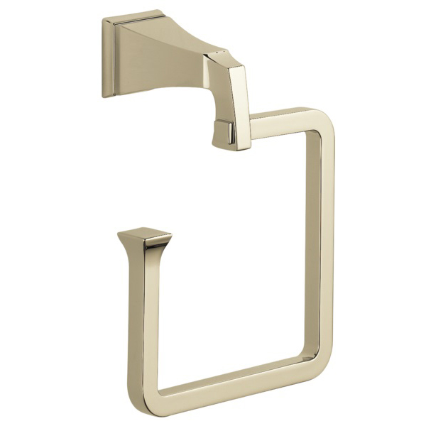 Dryden 6" Towel Ring in Polished Nickel