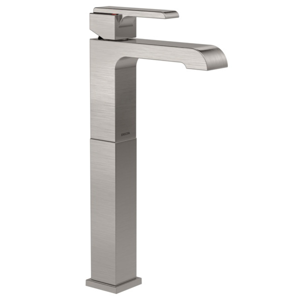 Ara Single Hole Lavatory Vessel Faucet in Stainless