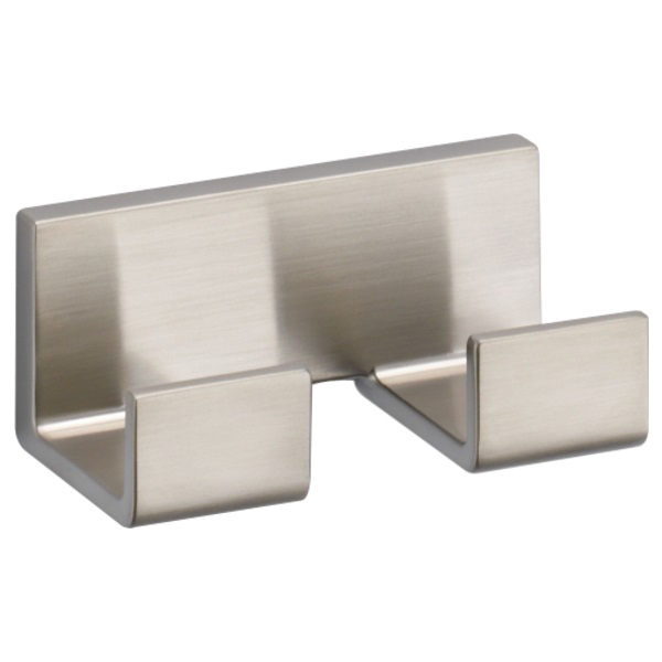 Vero Double Robe Hook in Stainless
