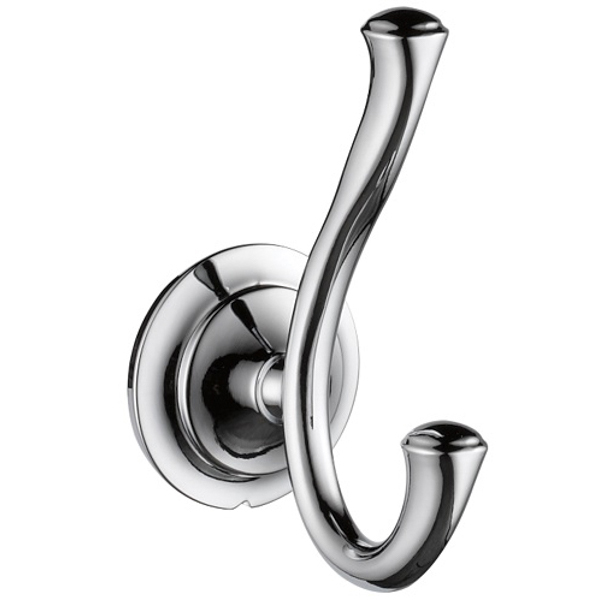 Linden Double Robe Hook in Chrome