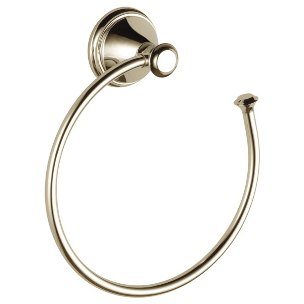 Cassidy 7" Towel Ring in Polished Nickel