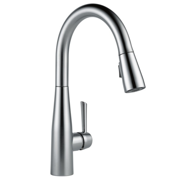 Essa Single Handle Pull-Down Spray Kitchen Faucet Arctic Stainless