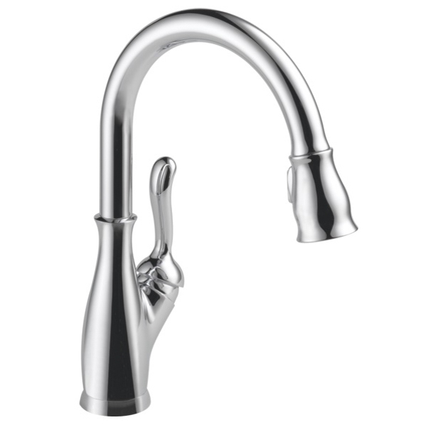 Leland Pull-Down Spray Kitchen Faucet in Chrome