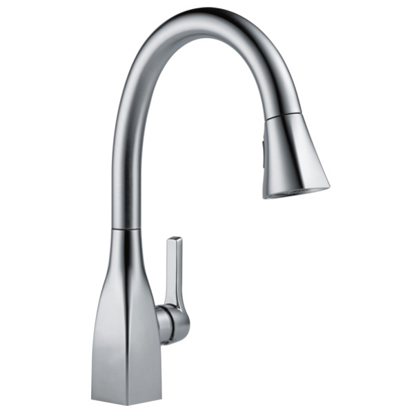 Mateo Single Handle Pull-Down Spray Kitchen Faucet Arctic Stainless