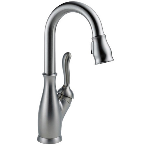 Leland Pull-Down Bar Faucet in Arctic Stainless