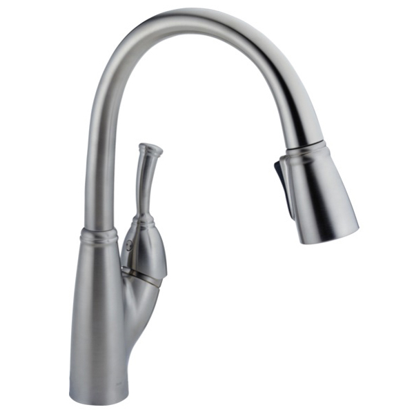 Allora Pull-Down Kitchen Faucet in Arctic Stainless