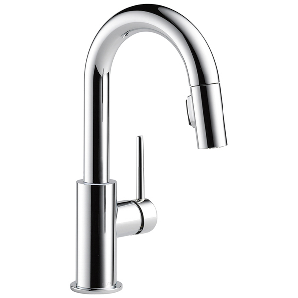 Trinsic Single Handle Pull-Down Bar Faucet in Chrome