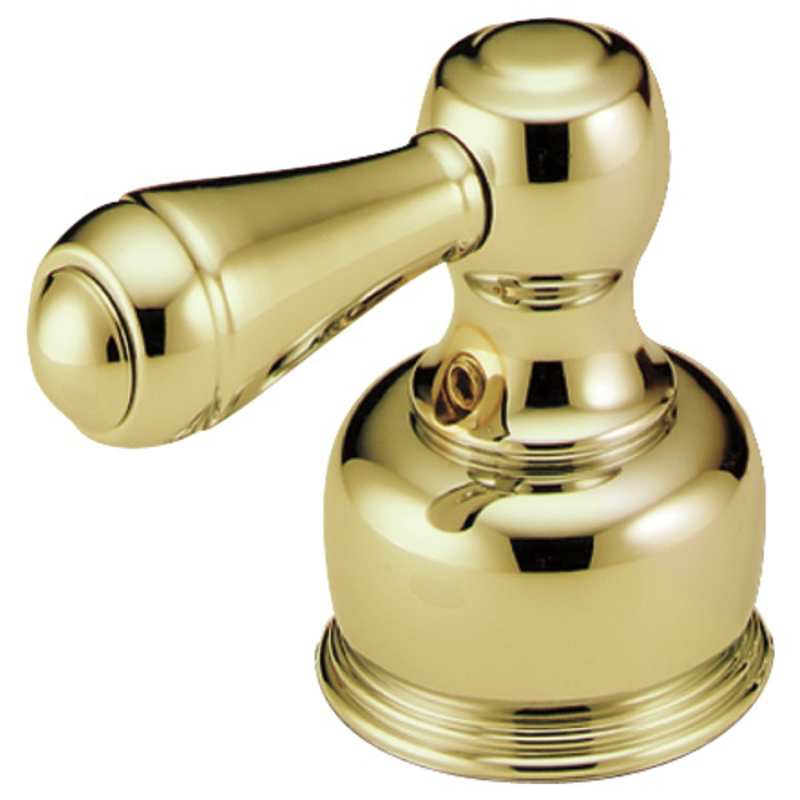 Classic Lever Handle Set in Polished Brass (2 pc)