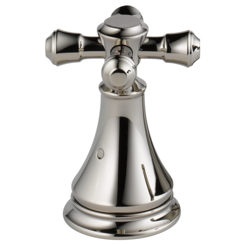 Cassidy Cross Handles in Pol Nickel (2 pc) for Roman Tub Fct