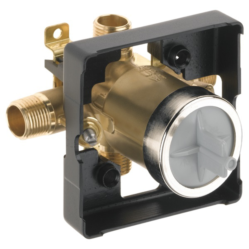 MultiChoice Universal Tub & Shower Valve Body Only Rough-In Universal Inlets & Outlets with Stops