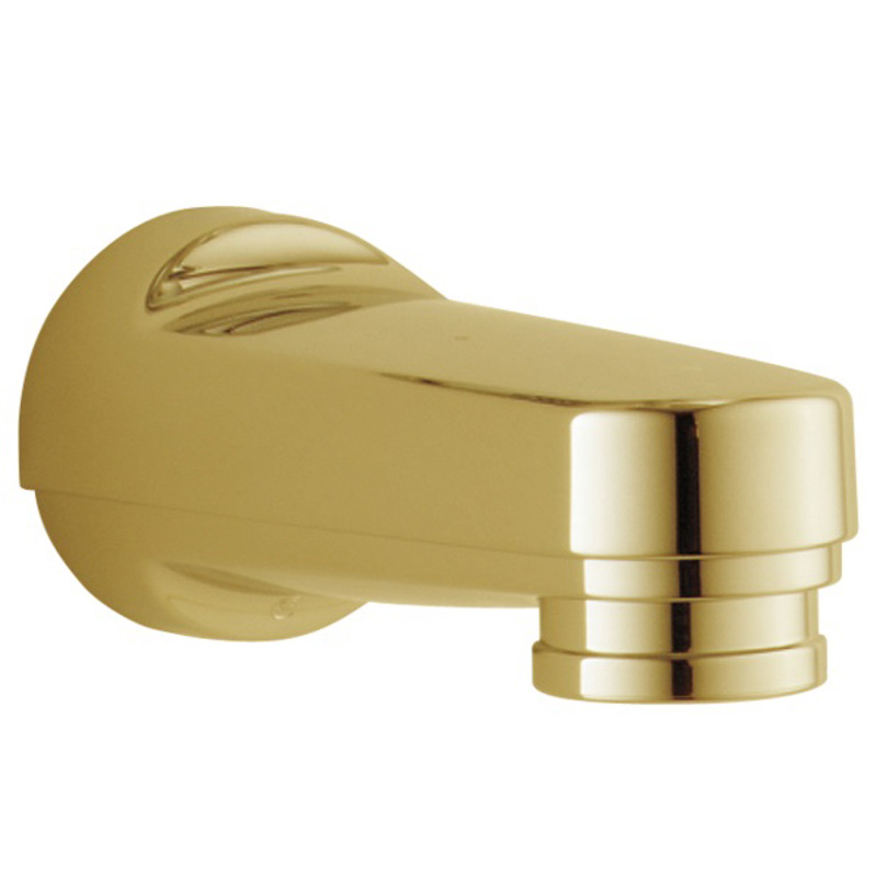 Tub Spout w/Pull-Down Diverter Polished Brass
