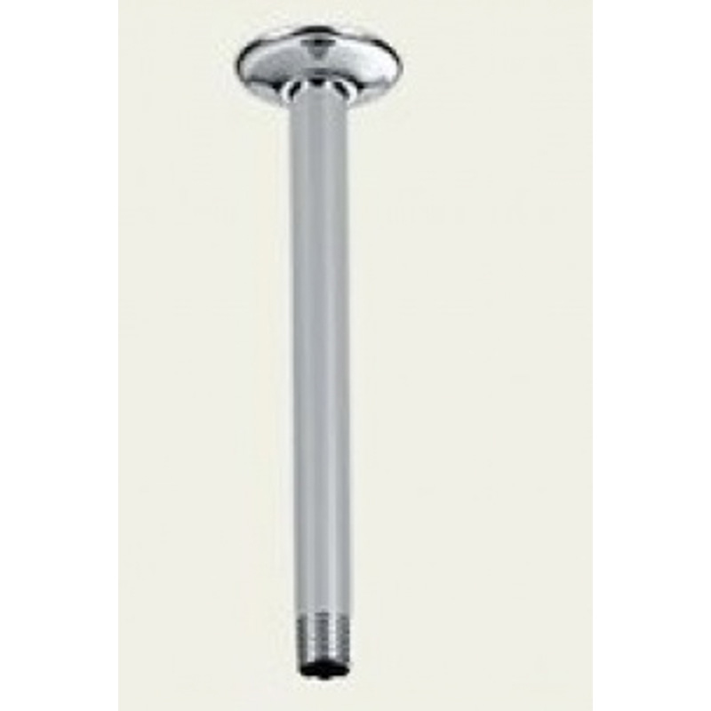 Brizo Essential Ceiling Mount Shower Arm & Flange In Chrome