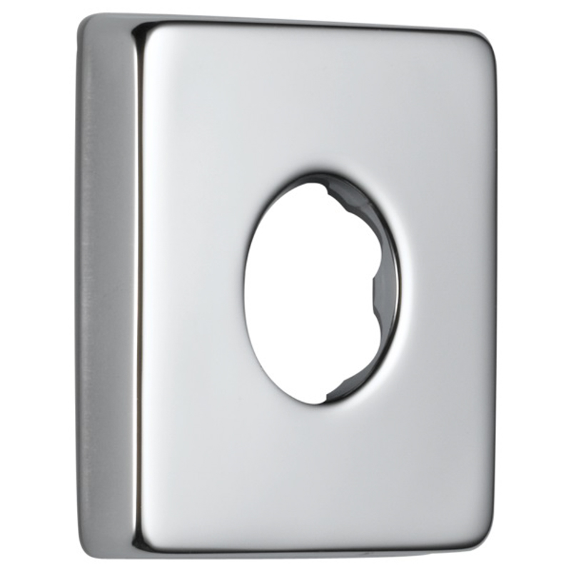 Square Shower Flange for Showerhead in Chrome