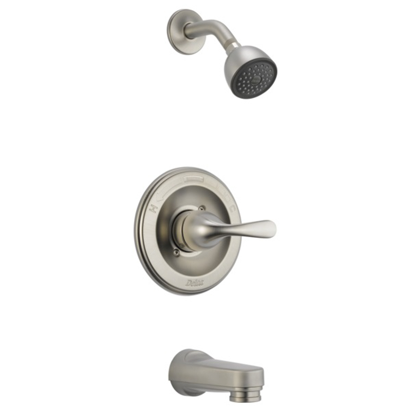 Classic Monitor 13 Series Single Handle Tub & 1-Setting Shower Trim Only Stainless