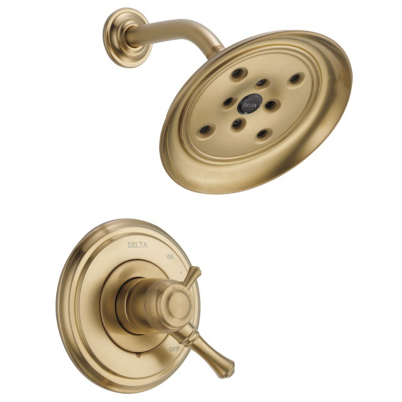 Cassidy Shower Trim W/Single-Function Showerhead In Champagne Bronze