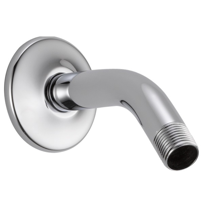 Universal Showering Wall Mt Shower Arm & Flange In Chrome