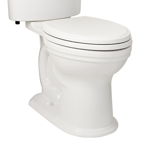 St George Elongated Toilet Bowl Only Canvas White **SEAT NOT INCLUDED**