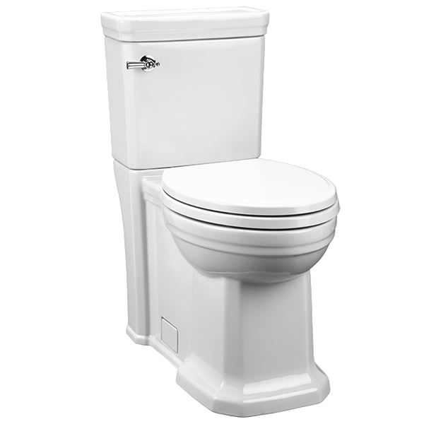 Fitzgerald 2-pc Toilet w/Seat Elongated Canvas White