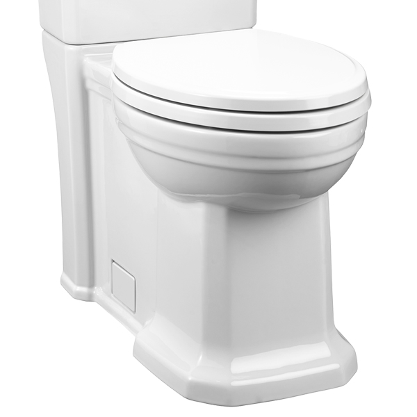 Fitzgerald Elongated Toilet Bowl Only Canvas White **SEAT NOT INCLUDED**