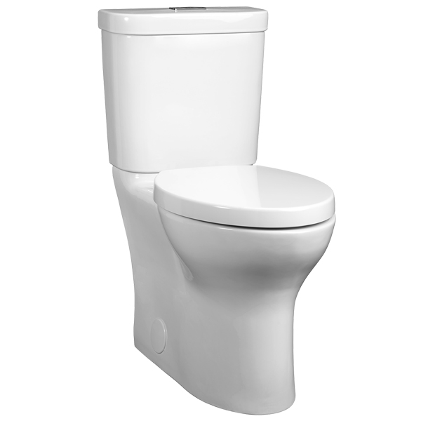 Lyndon 2-pc Toilet w/Seat Elongated Dual Flush Canvas White