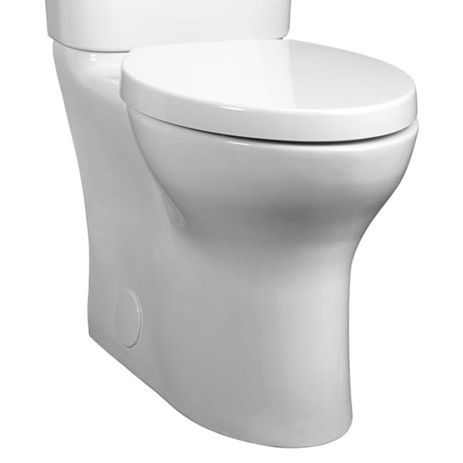 Lyndon Elongated Toilet Bowl Only Canvas White **SEAT NOT INCLUDED**