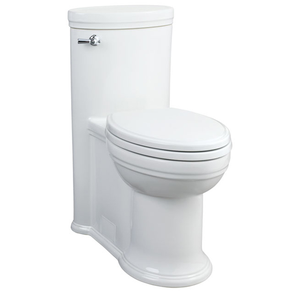St George 1-pc Elongated Toilet w/Seat White