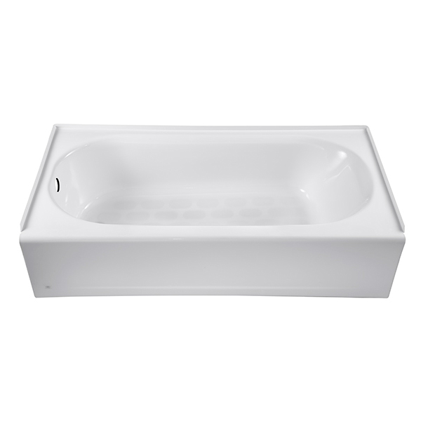 Byrdcliffe 60x30x14" Soaking Tub, Canvas White w/Left Drain