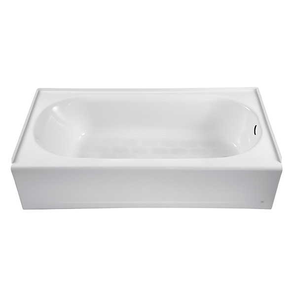 Byrdcliffe 60x30x14" Soaking Tub, Canvas White w/Right Drain
