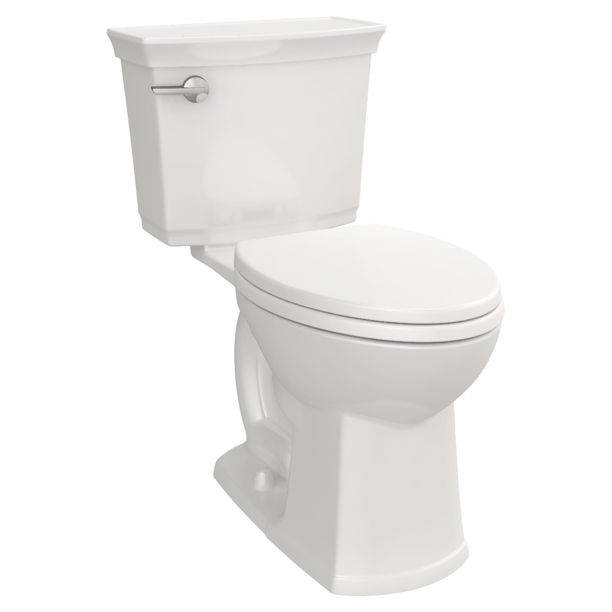 Wyatt 2pc Elongated Toilet w/Left Trip Lever in Canvas White