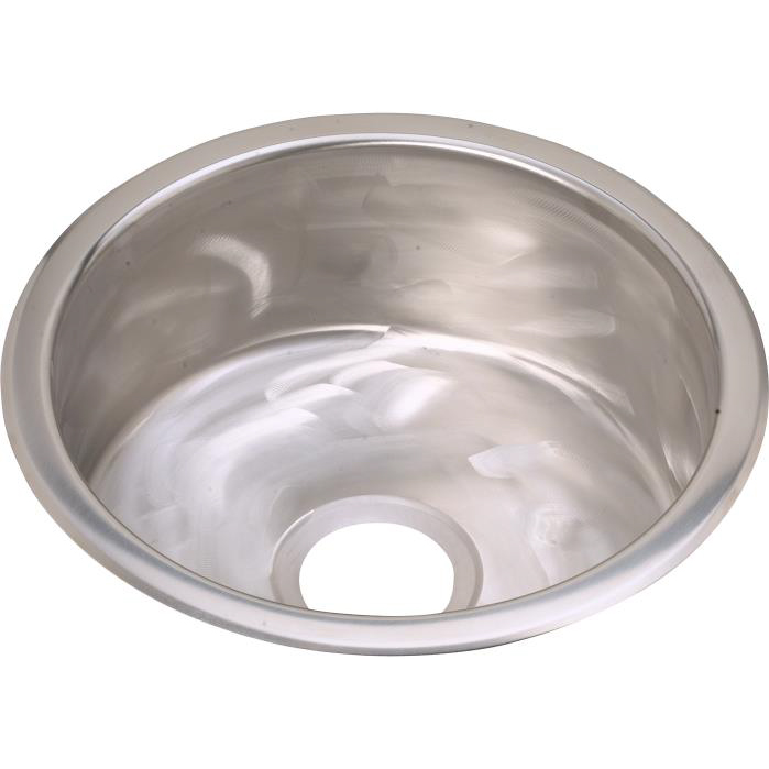 16-3/8x16-3/8x7" Stainless Steel Single Bowl Bar Sink Rugged