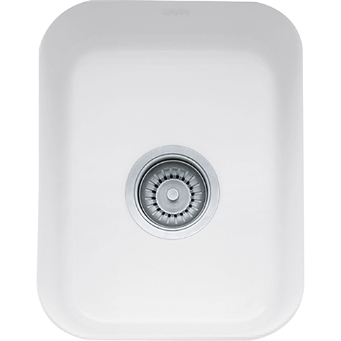 Cisterna 14-3/8x17-1/8x8-5/8" Single Bowl Sink in White
