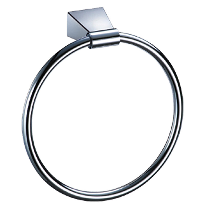 Bleu 6-1/2" Towel Ring in Chrome