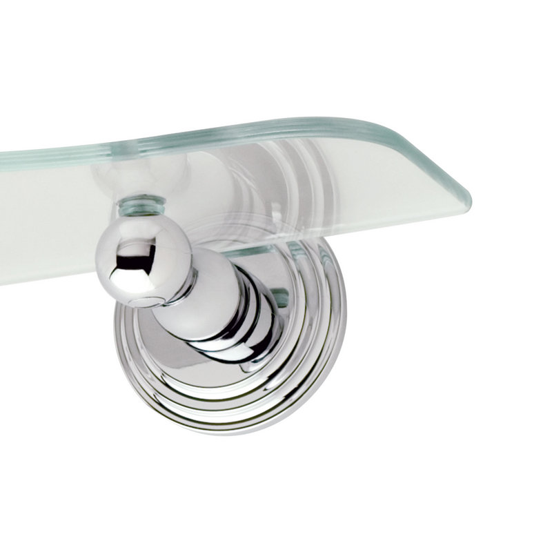 Chelsea Toiletry Shelf Bracket in Polished Nickel