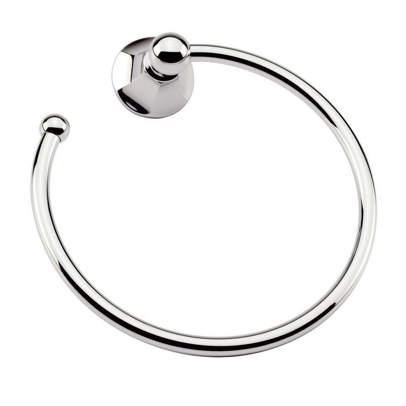 Empire 7-1/16" Towel Ring in Polished Nickel