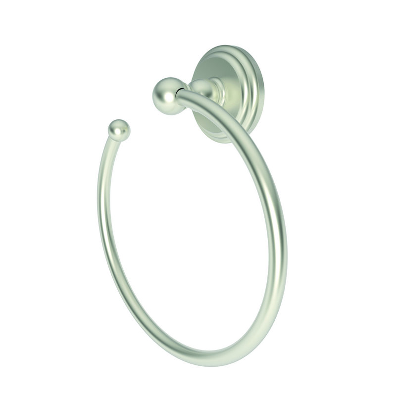 Chelsea Open Towel Ring in Satin Nickel