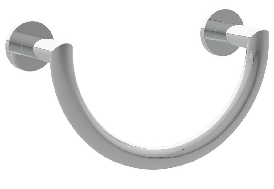 Kubic Towel Ring in Polished Nickel