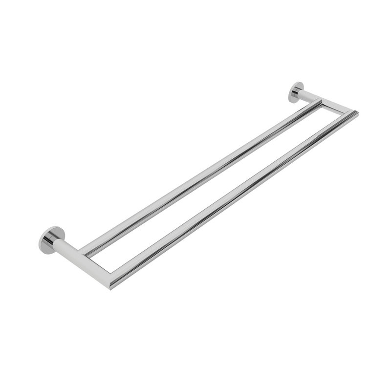Kubic 24" Double Towel Bar in Polished Chrome