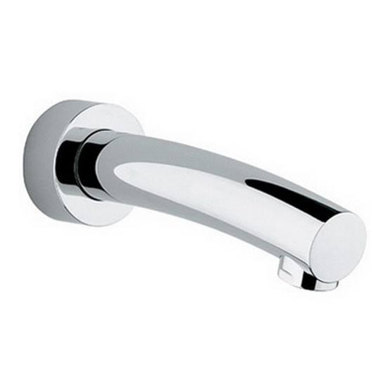 Tenso Tub Spout in Satin Nickel