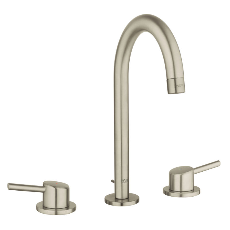 Concetto Widespread Lavatory Faucet L Size in Brushed Nickel
