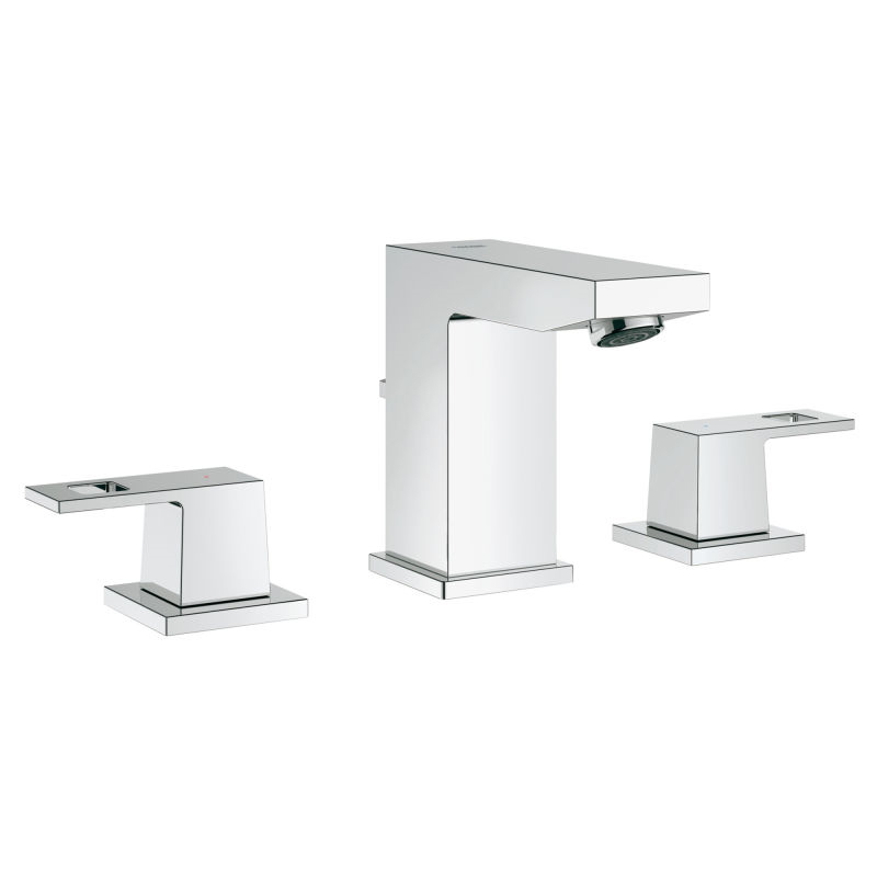 Eurocube Widespread Lavatory Faucet S-Size in Chrome