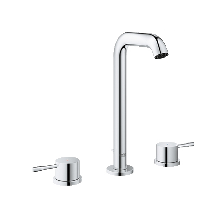 Essence Widespread Lavatory Faucet L-Size in Chrome