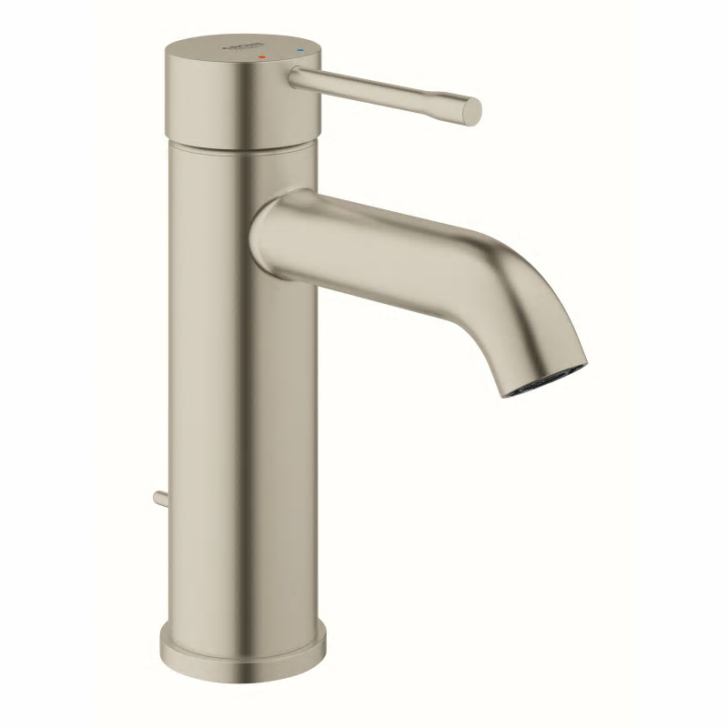 Essence 1-Hole S-Size Lav Faucet w/Drain in Brushed Nickel, 1.2 gpm