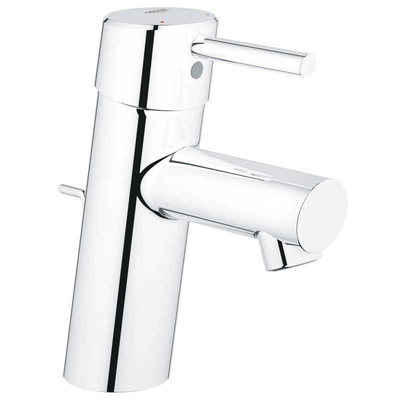 Concetto 1-Hole S-Size Lav Faucet w/Drain in StarLight Chrome, 1.2 gpm