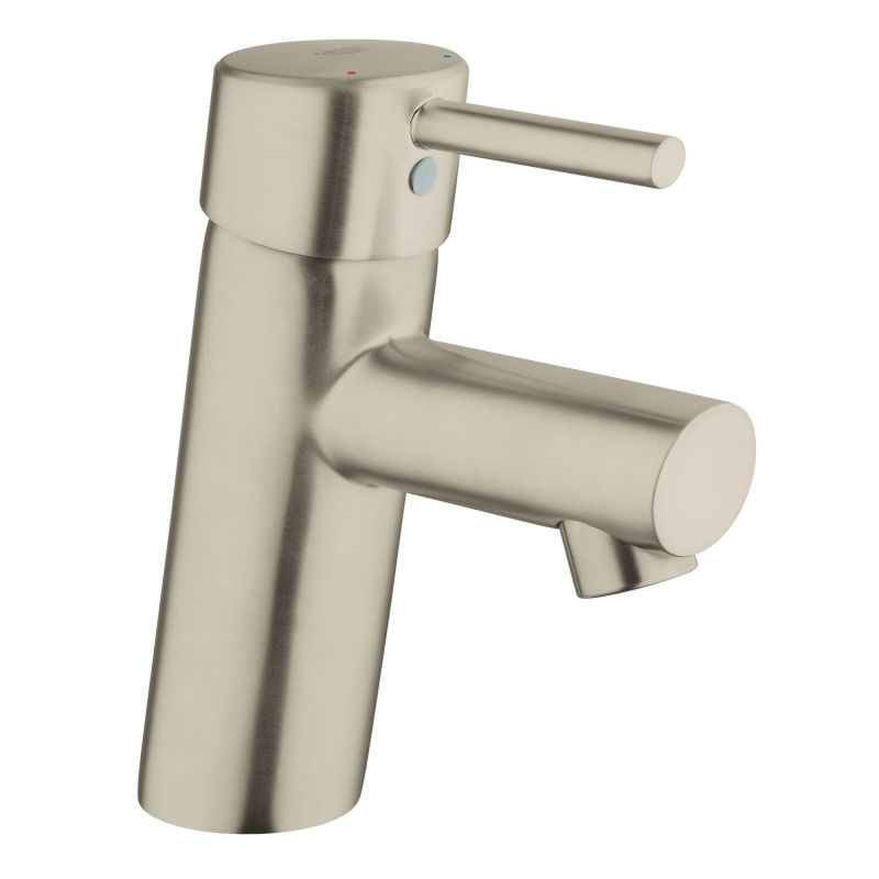 Concetto Single Hole Lavatory Faucet S-Size in Brushed Nickel