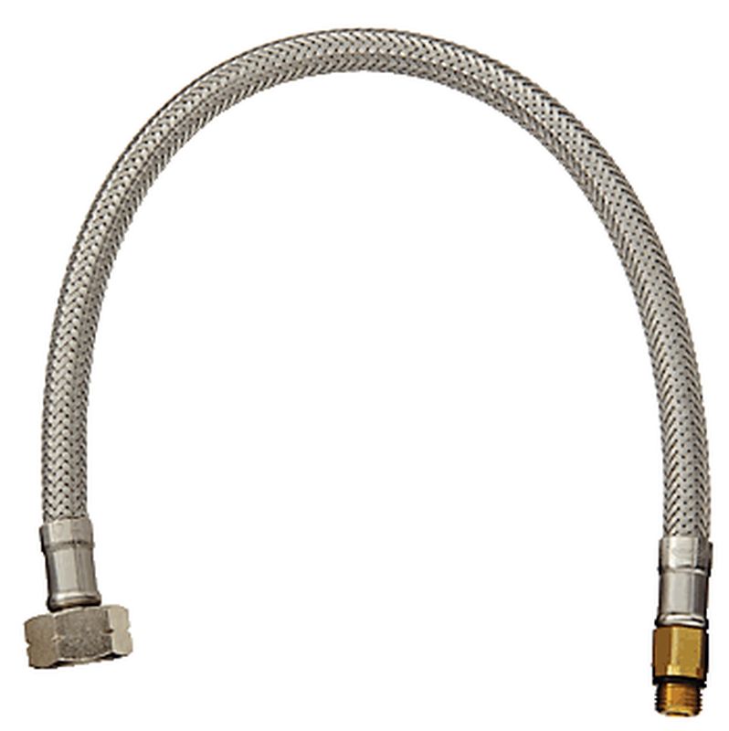 Flexible Connector Hose 3/8"x5/8"x13-3/4" StarLight Chrome