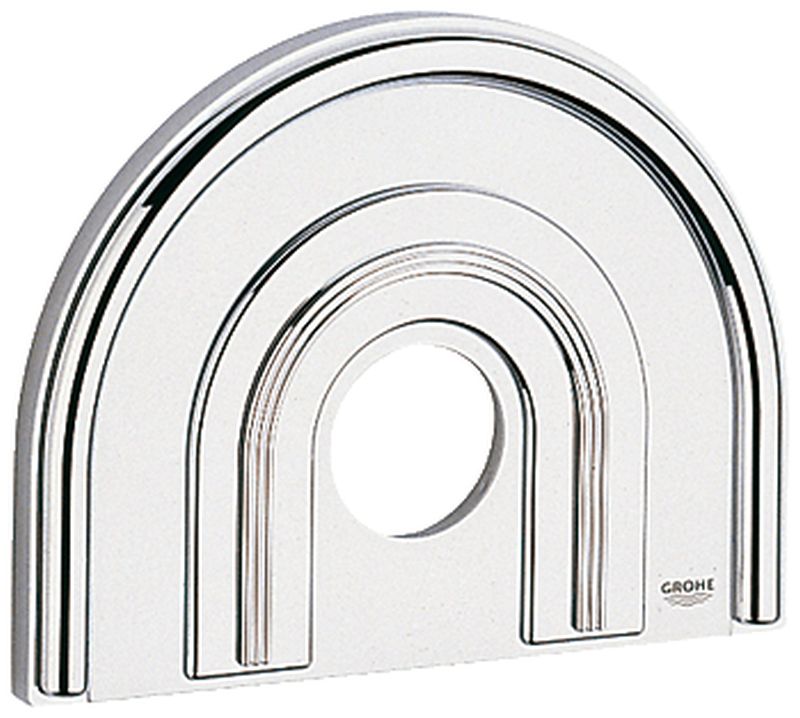 Escutcheon 7"x9-1/4" Chrome/Matte Chrome