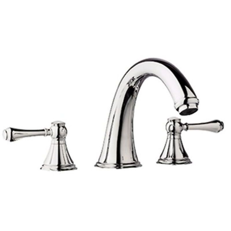 Geneva Deck Mounted Tub Faucet W/Spout Only In Sterling Infinity Finish