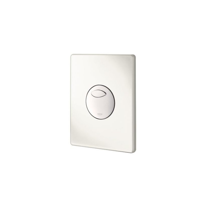 Skate Toilet Actuation Wall Plate in Alpine White