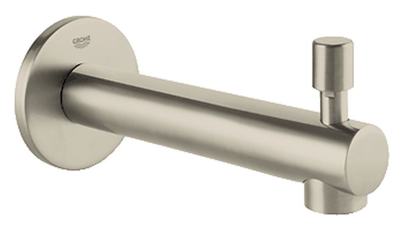 Concetto 6-11/16" Diverter Tub Spout in Brushed Nickel