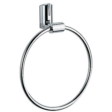 Ectos 8" Towel Ring in Polished Chrome